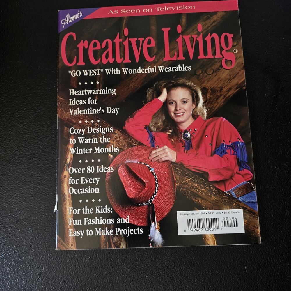 Aleene’s Creative Living Magazine Lot 6 Craft Sewing Decorating Magazines 1996